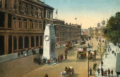 The Cenotaph, Whitehall, London, c1920. av Unbekannt