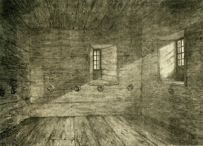 Kammeret i Lambeth Palace hvor lollardene var innesperret, c1878. av Unbekannt