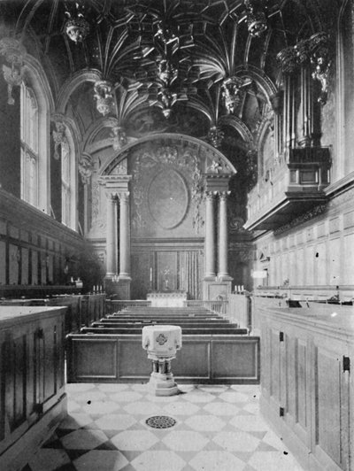 Kapellet, Hampton Court Palace, 1903 av Unbekannt