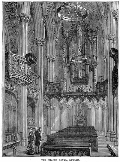 The Chapel Royal, Dublin, 1800-tallet av Unbekannt