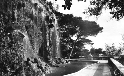 Chateau-fossen, Nice, Sør-Frankrike, tidlig på 1900-tallet av Unbekannt