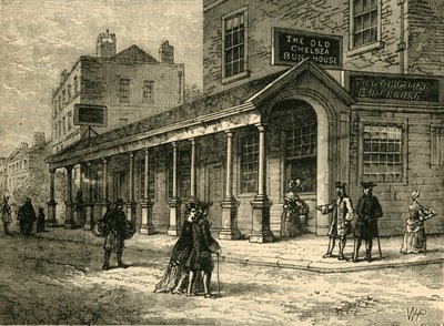 The Chelsea Bun-House, 1810, c1876. av Unbekannt