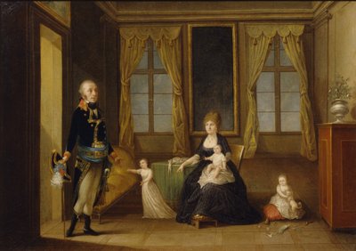 Chernyshov-familien, tidlig på 1800-tallet. av Unbekannt