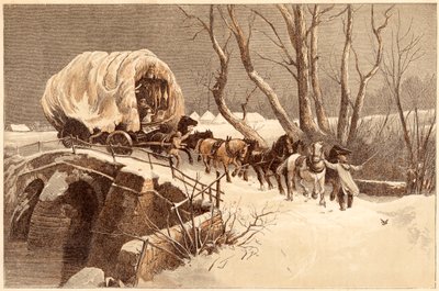 Julevognen, 1866 av Unbekannt