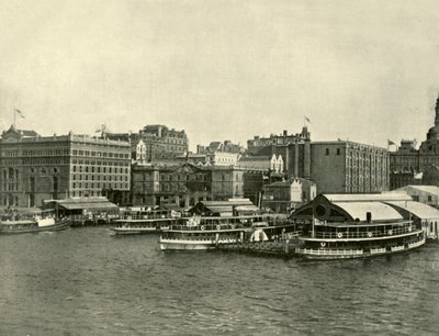 The Circular Quay, Sydney, 1901. av Unbekannt