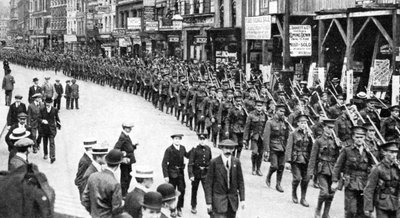 The Citizen Army of Territorials, Strand, London, første verdenskrig, 1914 av Unbekannt