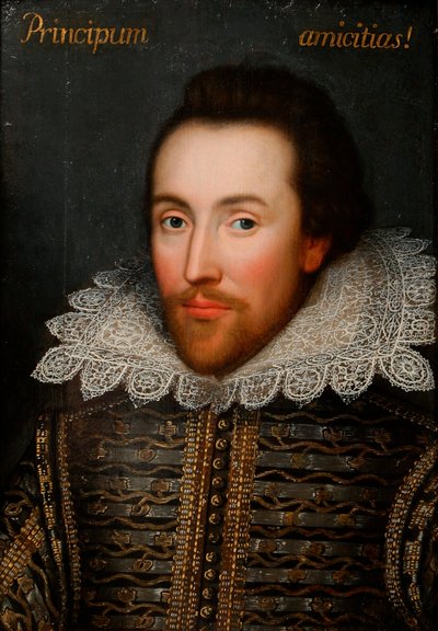 Cobbe-portrettet av William Shakespeare 1564-1616, c1610. av Unbekannt