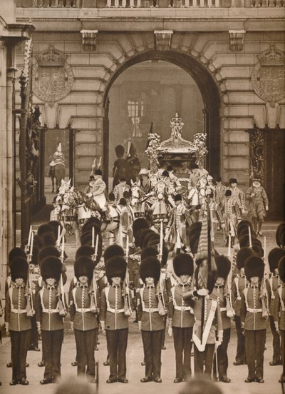 Kroningsprosesjonen til klosteret, 1937 av Unbekannt