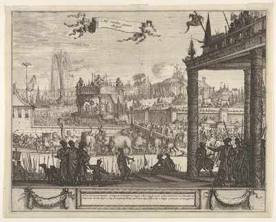 The Court of the Great Mogul t Hof vanden grooten Mogol, 1600-tallet. av Unbekannt