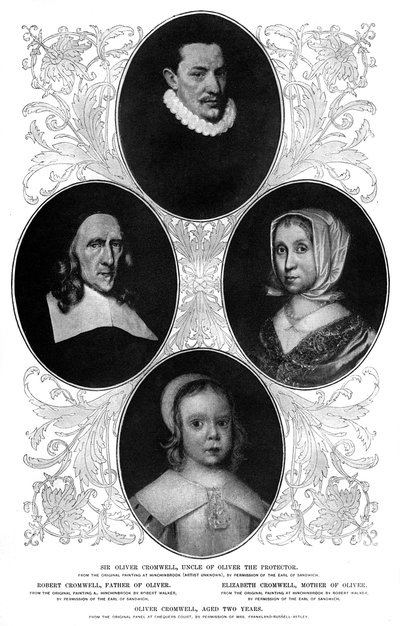 Cromwell-familien, 1899 av Unbekannt