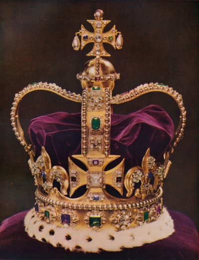 The Crown of England, St Edwards Crown, c1937 av Unbekannt