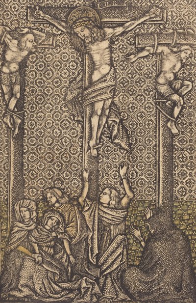 Korsfestelsen, ca. 1460. av Unbekannt