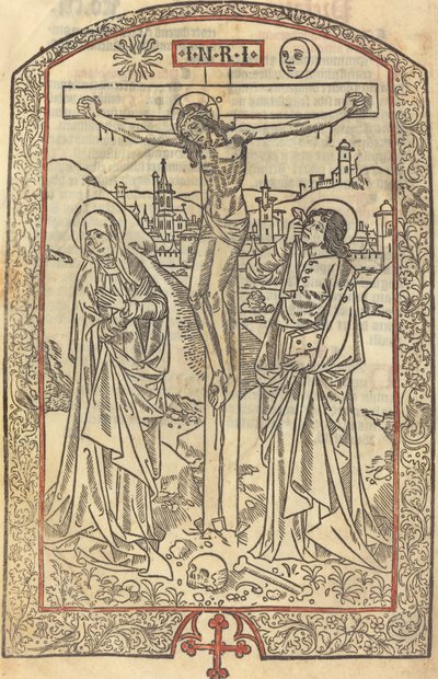 Korsfestelsen, ca. 1485. av Unbekannt