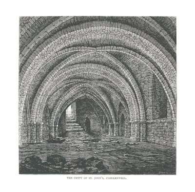The Crypt of St. Johns, 1878 av Unbekannt