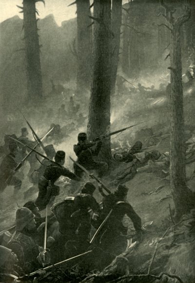 Det vågale angrepet på Spingawi Khotal, 2. desember 1878, 1901. av Unbekannt