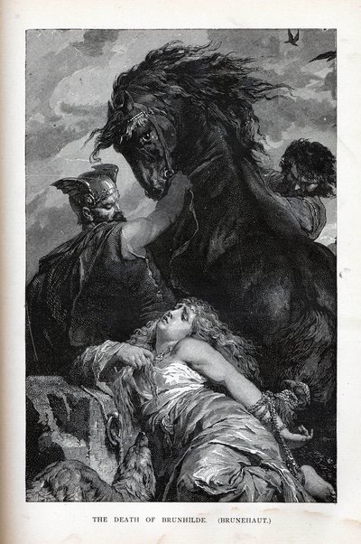 Brunhildes død, Brunehaut, 1882 av Unbekannt