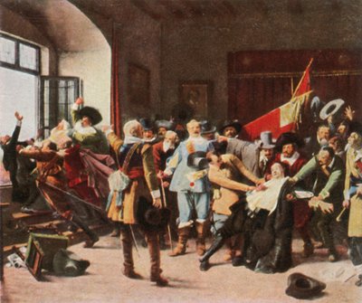 Prahas forsvar, 23. mai 1618, 1936. av Unbekannt