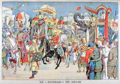 Delhi Durbar, 1903 av Unbekannt