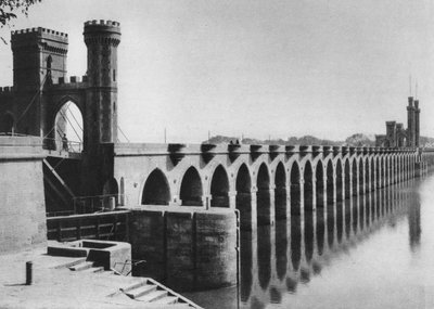 Delta Barrage, Kairo, Egypt, ca 1920-tallet av Unbekannt