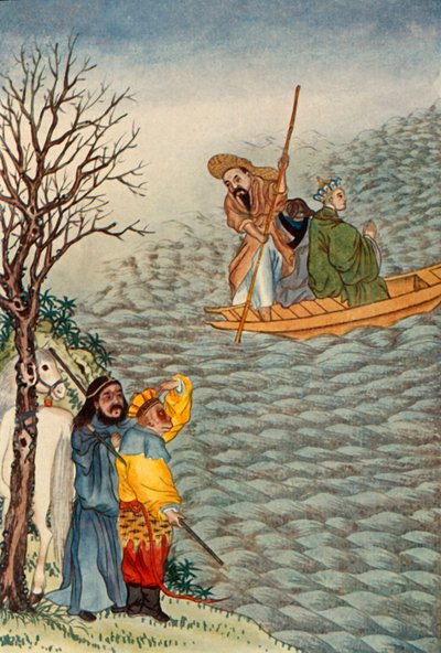 'The Demons of Blackwater River Carry Away the Master', 1922. av Unbekannt