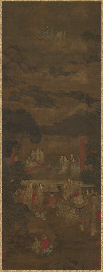 Diskursen til Vimalakirti og Manjusri, 1500-1700-tallet. av Unbekannt