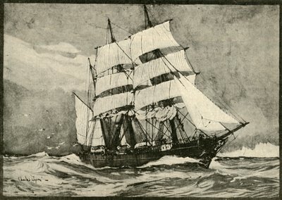 Oppdagelsen under fullt seil, 1901. av Unbekannt