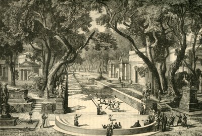 Dromos i Sparta, restaurert, 1890. av Unbekannt