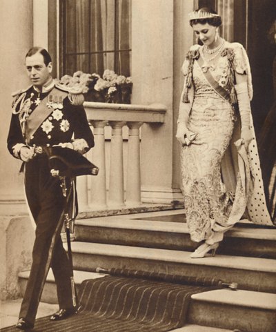Hertugen og hertuginnen av Kent, 12. mai 1937. av Unbekannt