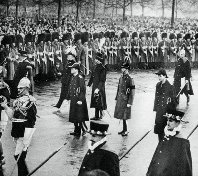 Hertugen av York i King George Vs begravelsesprosesjon, 1936, 1937 av Unbekannt