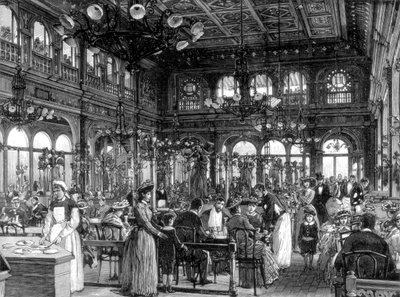 Duval Restaurant på Quai de Billy, Paris, 1889 av Unbekannt