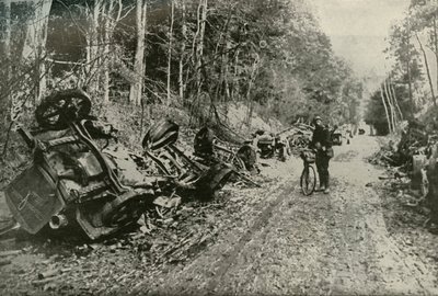 Effekten av britisk skjellbrann, 1919. av Unbekannt