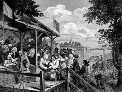Valget: Avstemningen, 1700-1800-tallet av Unbekannt