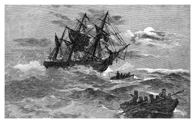 The Endeavour på revet, Australia, 1770 1886 av Unbekannt