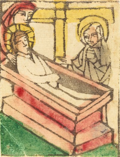 Gravleggingen, 14251450. av Unbekannt