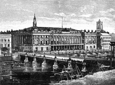 Exchange og Fredericks Bridge, Berlin, 1900 av Unbekannt