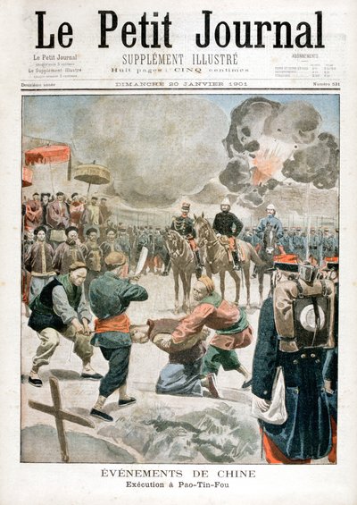Henrettelsen av Pao-Tin-Fou, 1901 av Unbekannt