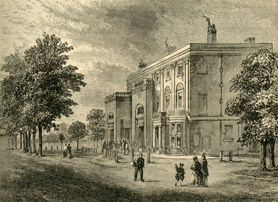 The Eyre Arms i 1820, c1876. av Unbekannt