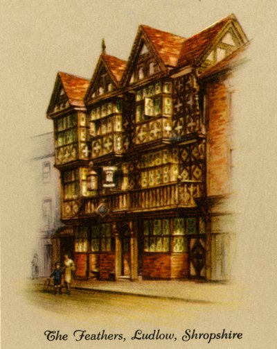 The Feathers, Ludlow, Shropshire, 1936. av Unbekannt