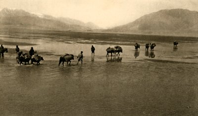 Den første utsikten over Mount Everest, c1918-c1939. av Unbekannt