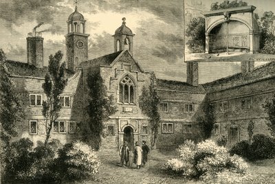 Die Fischhändler-Almshäuser im Jahr 1850, um 1878 von Unbekannt