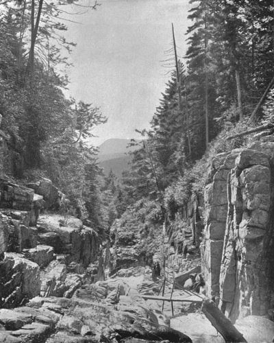 The Flume, Franconia White Mountains, New Hampshire, USA, um 1900 von Unbekannt