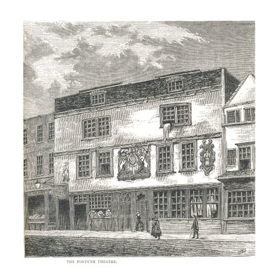 Fortune Theatre. Fra et trykk utgitt av Wilkinson i 1811, 1878 av Unbekannt