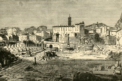 Forumet i Roma, 1890. av Unbekannt