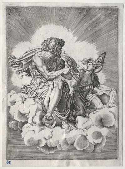 De fire evangelistene: St. Matteus, ca. 1518. av Unbekannt