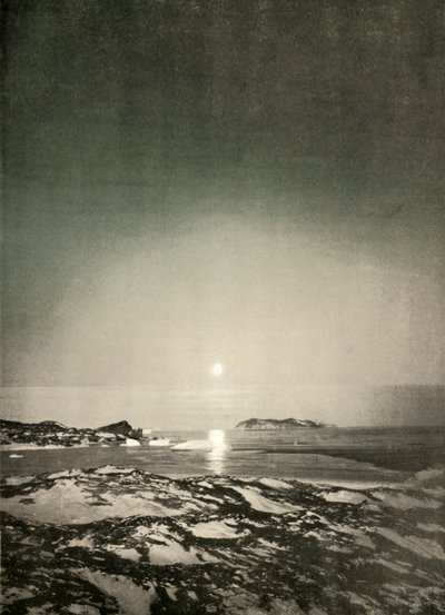 Fullmånen i høstskumringens tid, c1908, 1909. av Unbekannt