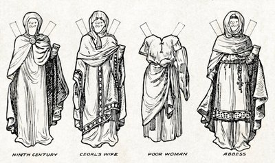 The Gallery of British Costume: How The People Dressed in Anglo-Saxon Times, c1934 av Unbekannt
