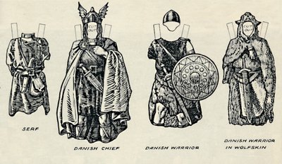 The Gallery of British Costume: The Dress of Danes & Later Anglo-Saxons, c1934 av Unbekannt