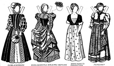 The Gallery of Costume: Kjoler slitt i dagene da dronning Mary regjerte, c1934 av Unbekannt