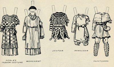 The Gallery of Historic Costume: The Dresses Worn in the Days of Richard I, c1934 av Unbekannt