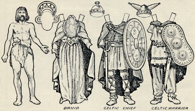 The Gallery of Historic Costume: Hva britene og romerne pleide å ha på seg, c1934 av Unbekannt